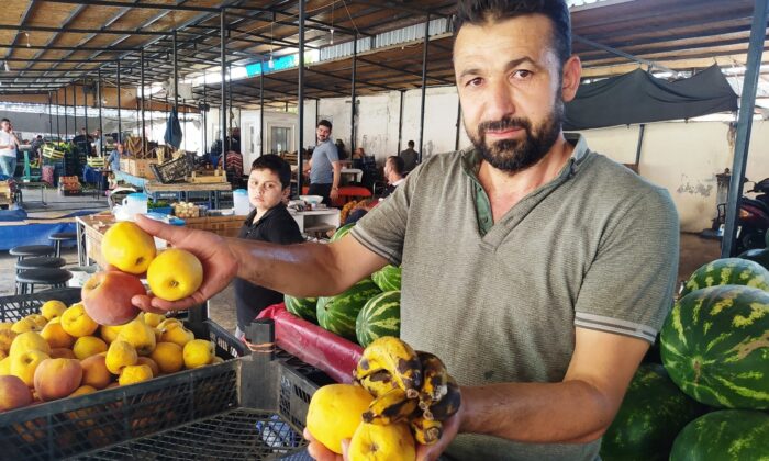 Sıcak hava ürünleri çürüttü, esnafı bunalttı