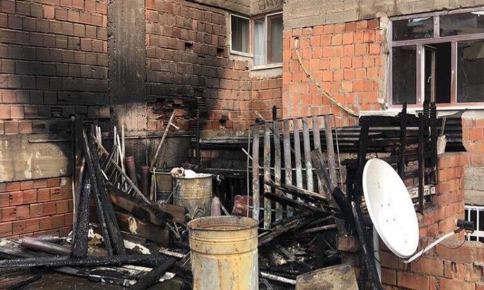 Sigara yangına neden oldu, facia önlendi