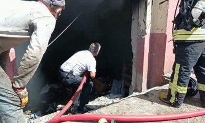 Siirt’te yakıt kazanlarında çıkan yangın itfaiye ekiplerince söndürüldü