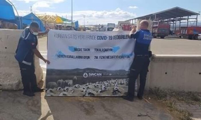 Sincan Belediyesi, Kurban Bayramı’nda 2 satış ve 4 kesim alanıyla hizmet verdi