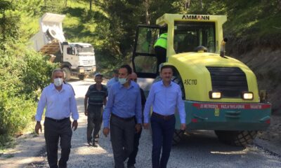 Sinop İl Özel idaresi 100 kilometrelik yolu asfaltla buluşturdu