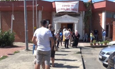 Sinop’ta aşı kuyruğu