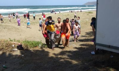 Sinop’ta boğulma tehlikesi geçiren dayı ve yeğen kurtarıldı