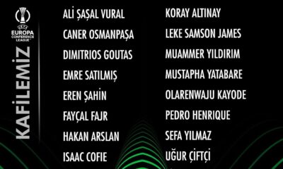 Sivasspor’da Petrocub maçı kadrosu açıklandı