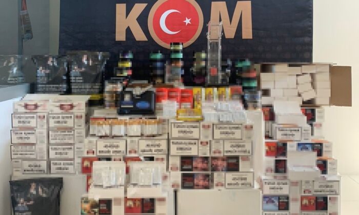 Sivas’ta kaçakçılık operasyonu: 102 bin 600 adet makaron ele geçirildi