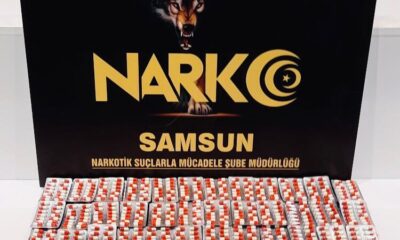 Şüphe üzerine 2 bin 800 uyuşturucu hapla yakalandı