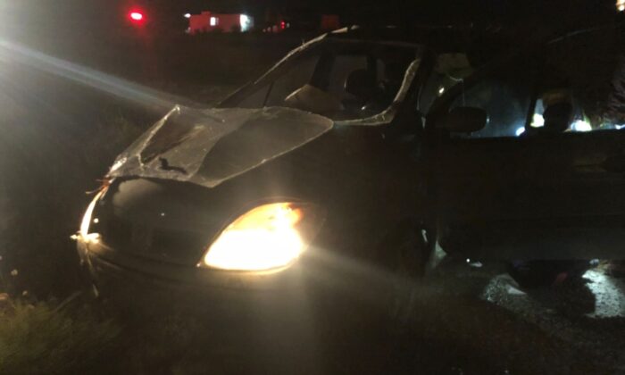 Sürücüsü uyuyan otomobil şarampole uçtu: 2 yaralı