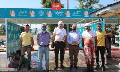 Talas’ta kurban kesim yerlerine tam not