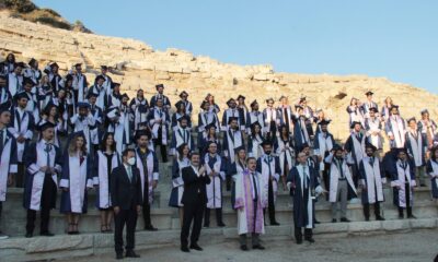 Tarihin ilk tıp okulunda 2 bin yıl sonra diploma töreni