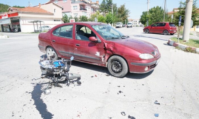 Tavşanlı’da trafik kazası: 1 yaralı