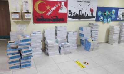 Tekirdağ’da ders kitaplarının okullara dağıtımına başlandı