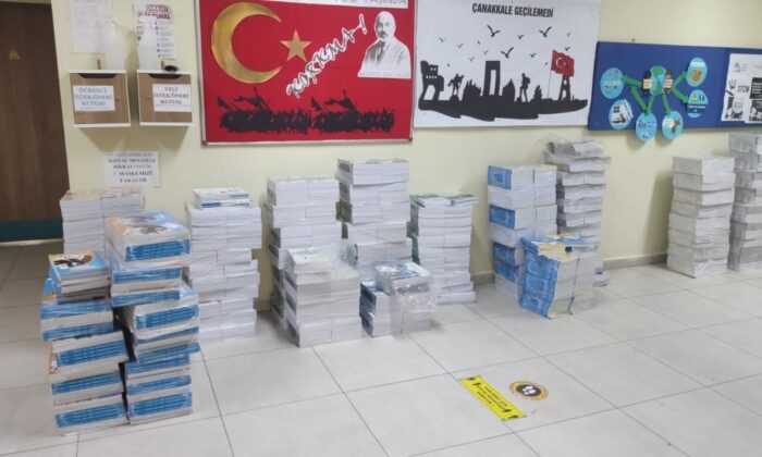 Tekirdağ’da ders kitaplarının okullara dağıtımına başlandı