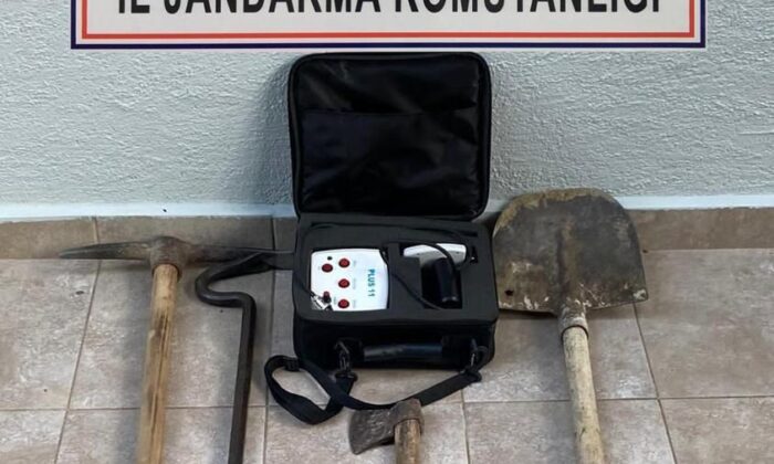 Tekirdağ’da kaçak kazı yapan 5 kişi suçüstü yakalandı