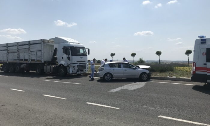 Tekirdağ’da trafik kazası: 2 yaralı
