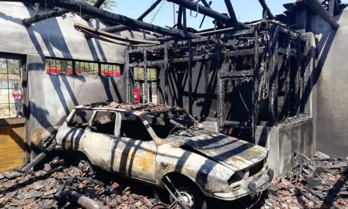 Tekstil atölyesi küle döndü