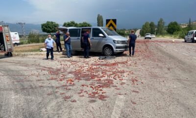 Tokat’ta cip ile panelvan araç çarpıştı: 5 yaralı