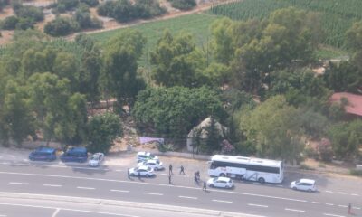 Trafik ihlalleri helikopter ve droneler ile havadan tespit edildi