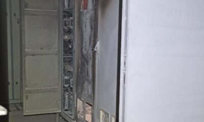 Trafodan çıkan yangına ekipler  müdahale etti