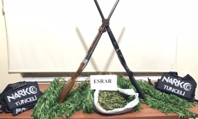 Tunceli’de narkotik operasyonu