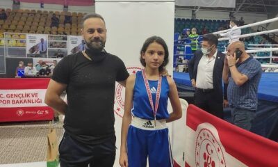 Türkiye Üst Minikler Boks Şampiyonası’nda Sezen Sude Karaboğa ikinci oldu