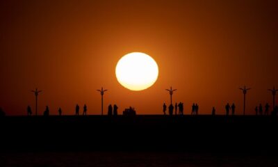 Türkiye’nin en doğusu Van’da eşsiz gün batımı