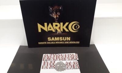 Uyuşturucu haplarla yakalandı