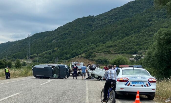 Yalova’da yaralamalı trafik kazası