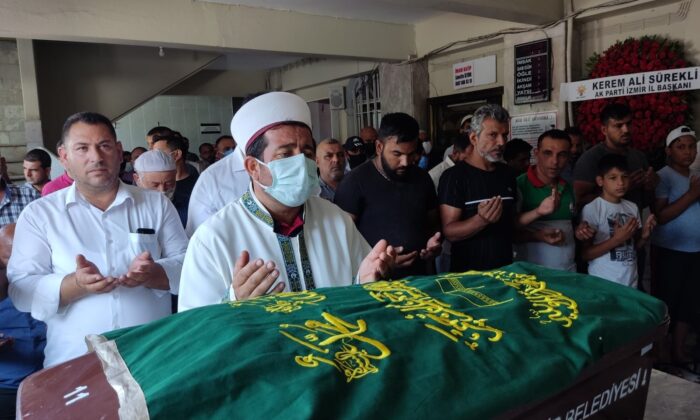 Yanan araçta can veren küçük Cesur son yolculuğuna uğurlandı