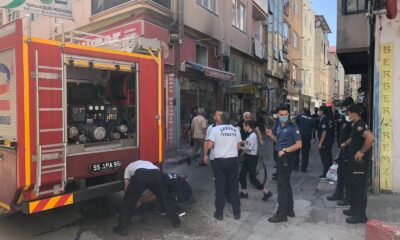 Yangın faciasını tek başına önledi