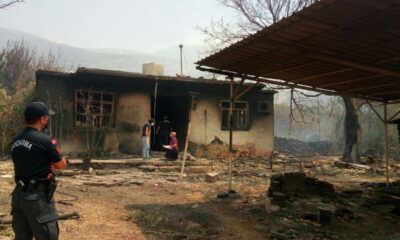 Yangından acı haber