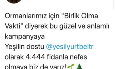 Yeşilyurt Belediyesi 4 bin 444 fidanla nefes olacak