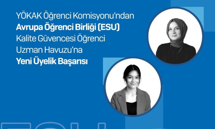 YÖKAK Öğrenci Komisyonundan Avrupa Öğrenci Birliği’ne üyelik başarısı