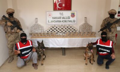 Yüksekova’da 184 kilogram eroin ele geçirildi