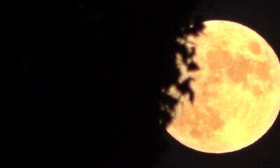 Yüksekova’da dolunay manzarası