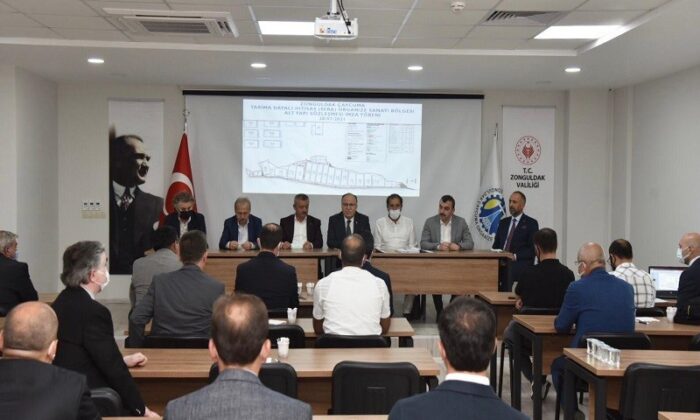 Zonguldak Sera OSB altyapı ihale sözleşmesi imzalandı