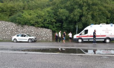 Zonguldak’ta trafik kazası: 3 yaralı