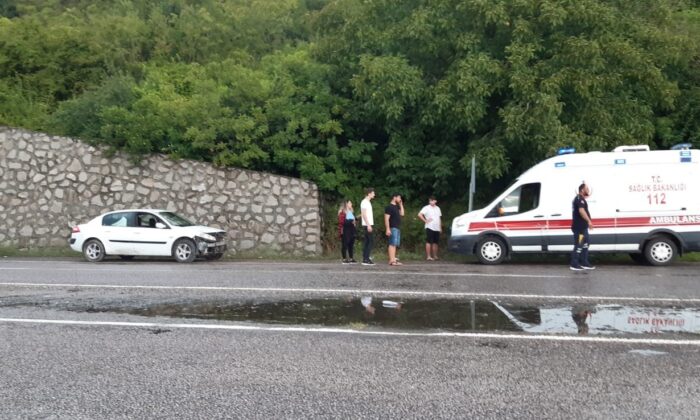 Zonguldak’ta trafik kazası: 3 yaralı