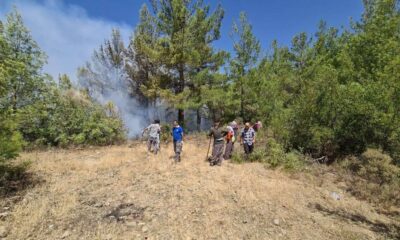 Akseki’deki orman yangını devam ediyor