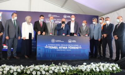 Bakan Varank, Altınova Yöresel Ürünler Merkezi’nin temelini attı