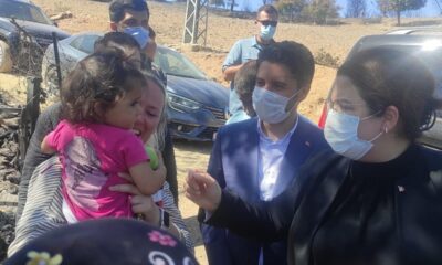 Bakan Yanık’tan yangın mağduru ailelere moral