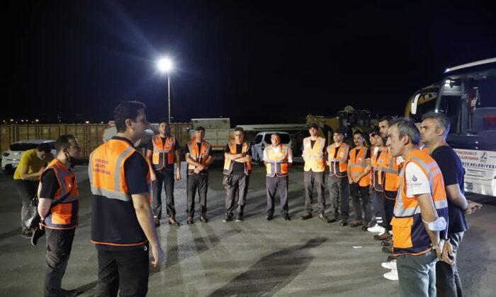 Büyükçekmece Belediyesi arama kurtarma ekipleri Manavgat’ta