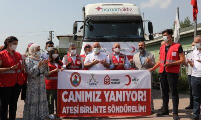 Darıca’dan Manavgat’a yardım tırı