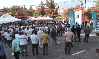 Ergani’yi kırsal mahallere bağlayan 84 kilometrelik grup köy yolu açılışı yapıldı