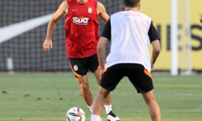 Galatasaray, St. Johnstone maçı hazırlıklarını sürdürdü