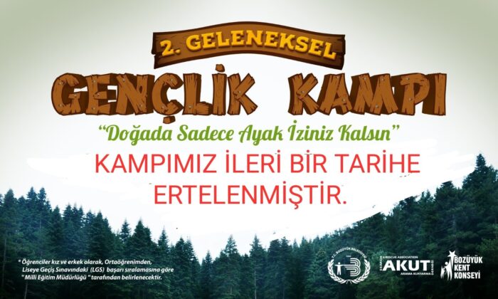 Gençlik kampı ertelendi