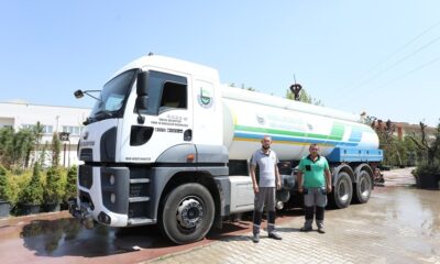 İnegöl Belediyesi’nden yangın bölgesine araç desteği