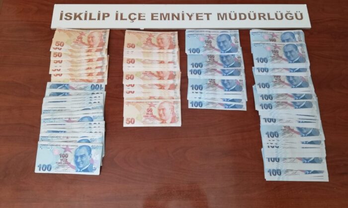 İskilip polisinden sahte para operasyonu