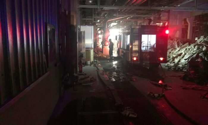 Kağıt fabrikasındaki yangın kontrol altına alındı