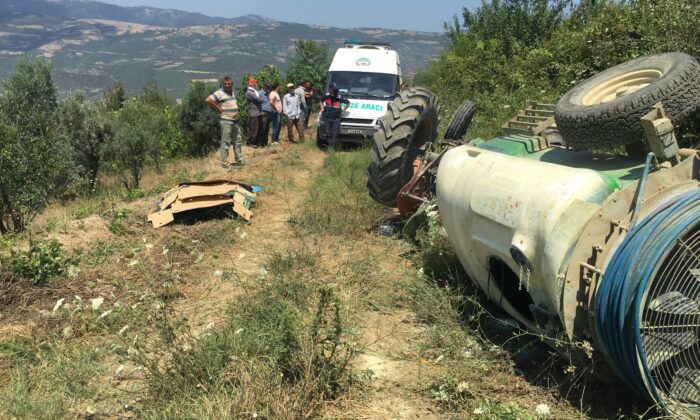 Osmaneli’nde traktör kazası: 1 ölü
