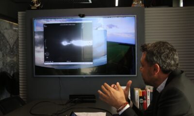 (Özel) İnsansız helikopter Alpin Manavgat yangınında havadan anlık görüntü sağlıyor